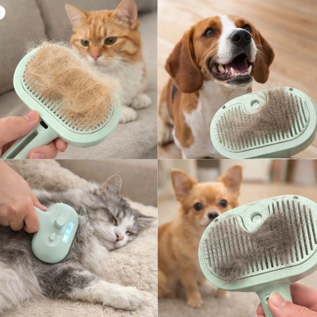 PetWohl™ USB Sprühbürste für Hunde & Katzen